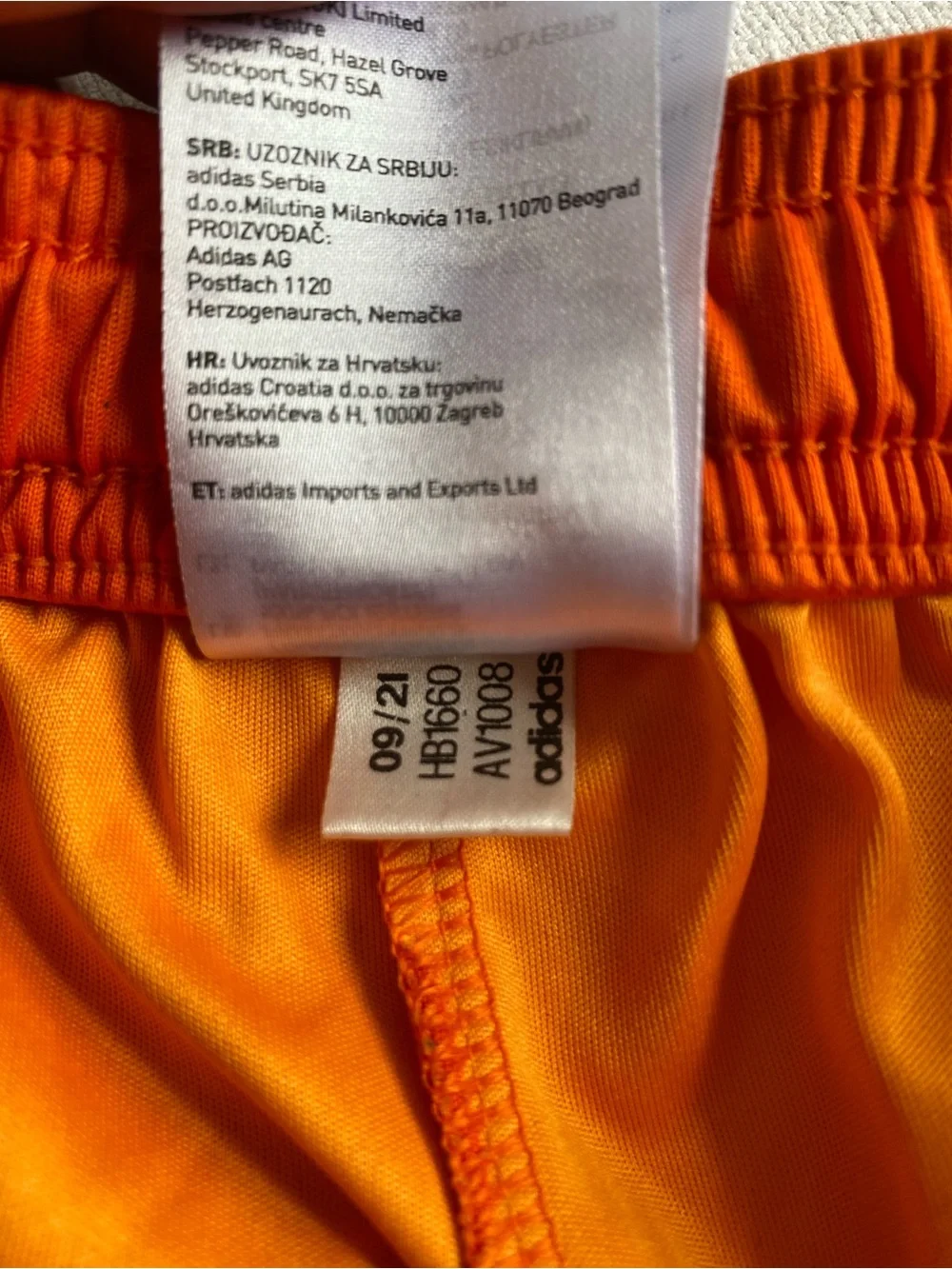 adidas Condivo 22 Goalkeeper, Bright Orange Athletic Shorts SZ L